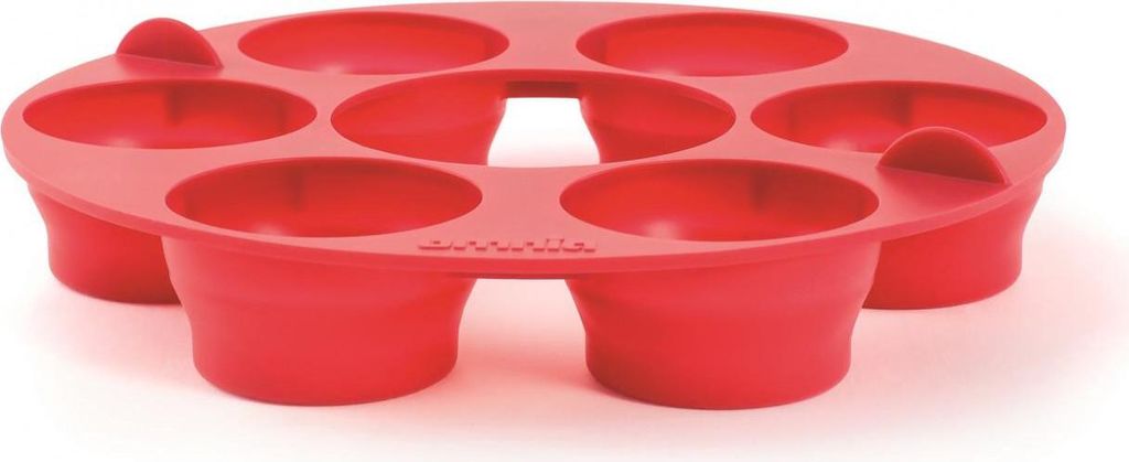 Omnia Muffins-Silikonform 6er-Tab incl. Kochbuch orig. Omnia Muffinsrezepte