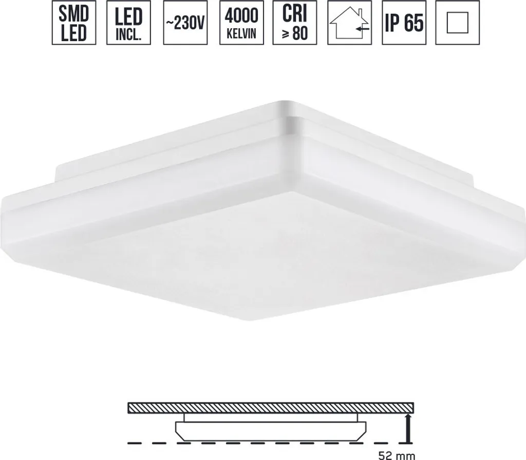 Plafonnier LED Étanche IP65 30W : Fini l'Humidité dans vos Luminaires