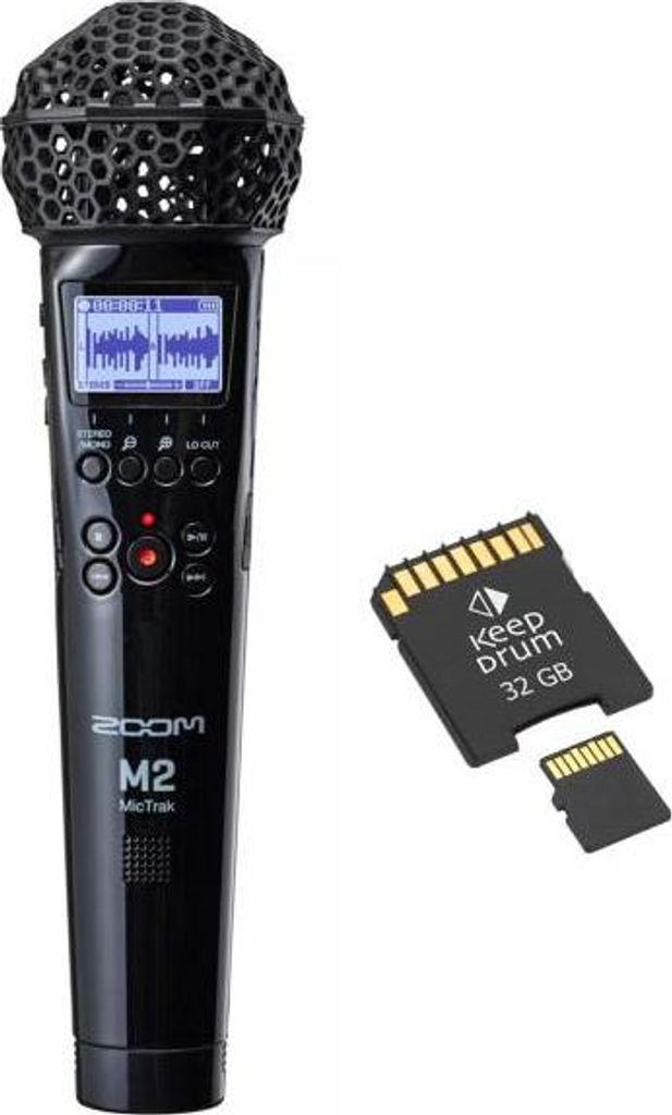 Zoom M2 MicTrak 2-Kanal Audio Recorder mit SD-Karte