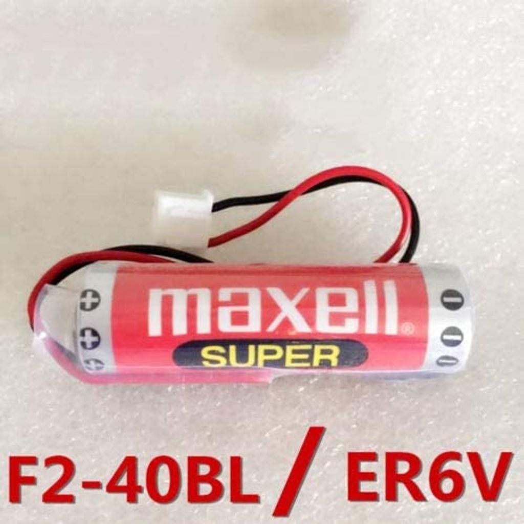 MAXELL ER6C AA F2-40BL Batterie 3,6 V für Mitsubishi FX SPS mit Stecker 