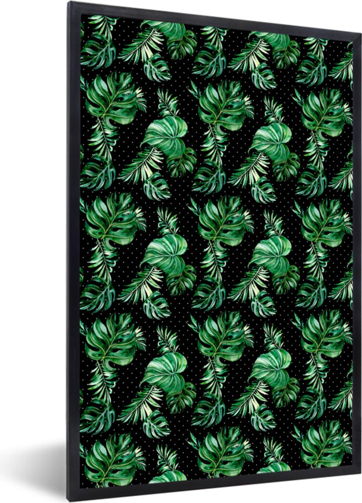 MuchoWow® MuchoWow® Gerahmtes Poster Weinlese - Pflanzen - Produktbild 