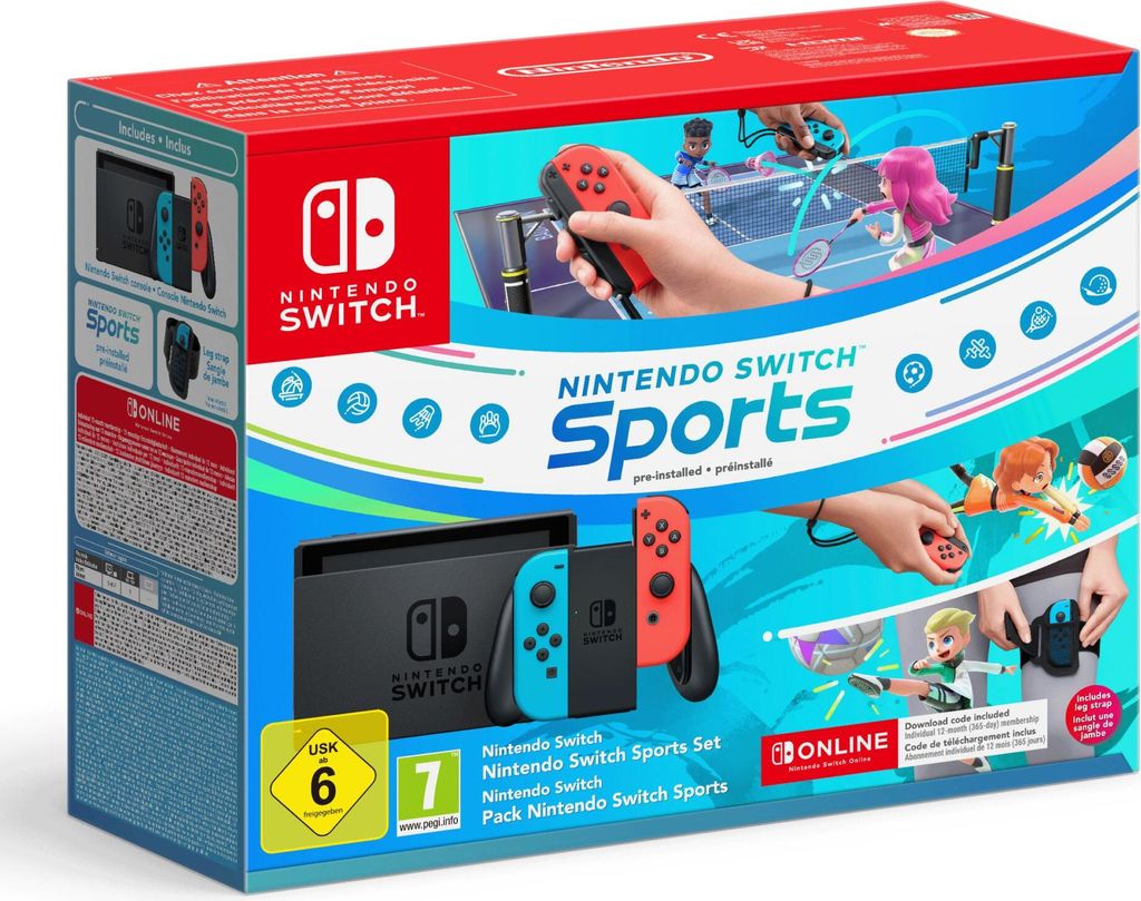 Nintendo Switch-Konsole (neon-blau/neon-rot) ? Nintendo Produktbild 