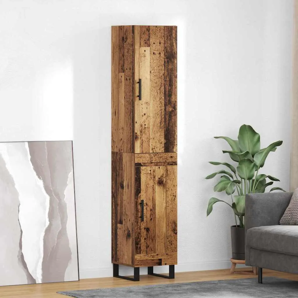 Credenza vidaXL Legno Recuperato 34,5x34x180 cm | Design Industriale