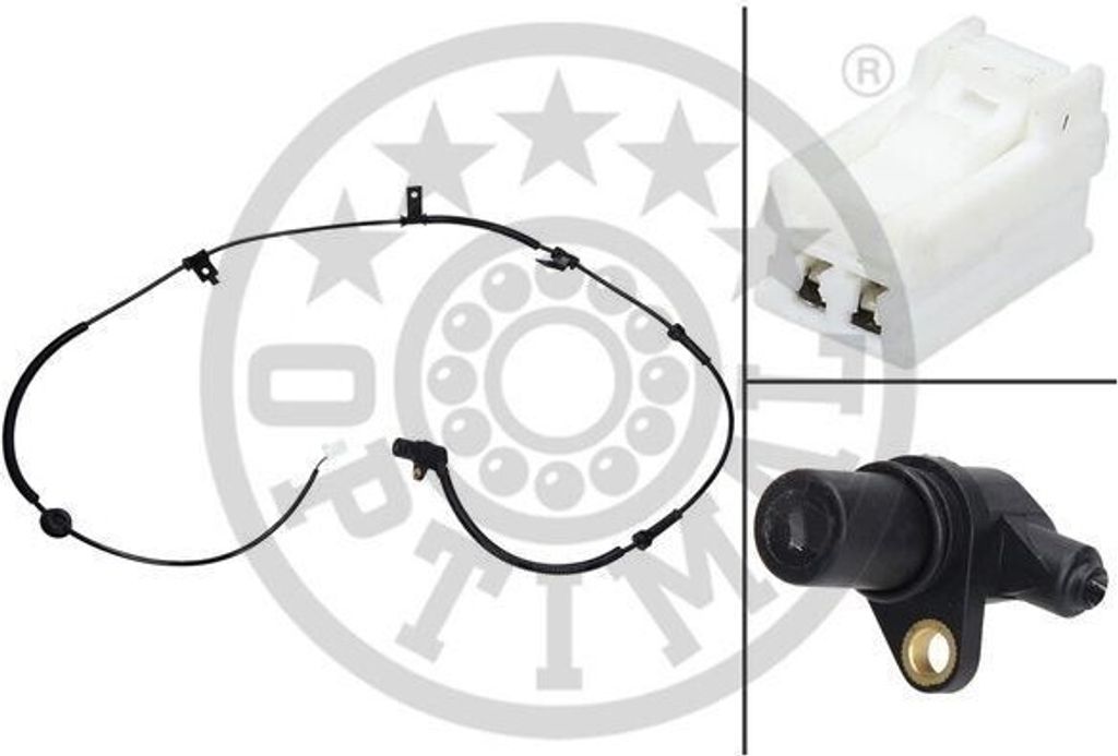 OPTIMAL ABS Sensor Raddrehzahl Hinten Rechts für KIA Produktbild 