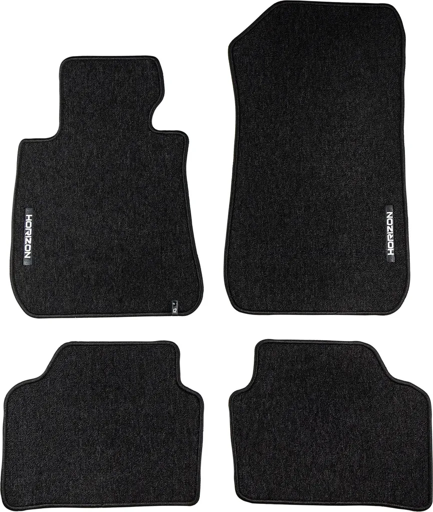 Tappetini Auto per BMW Serie 3 E92 2006-2012 - Moquette Nera 4 pezzi