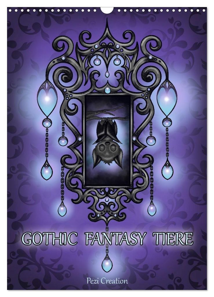 Gothic Fantasy Tiere (Wandkalender 2027 DIN A3 hoch), CALVENDO Monatskalender