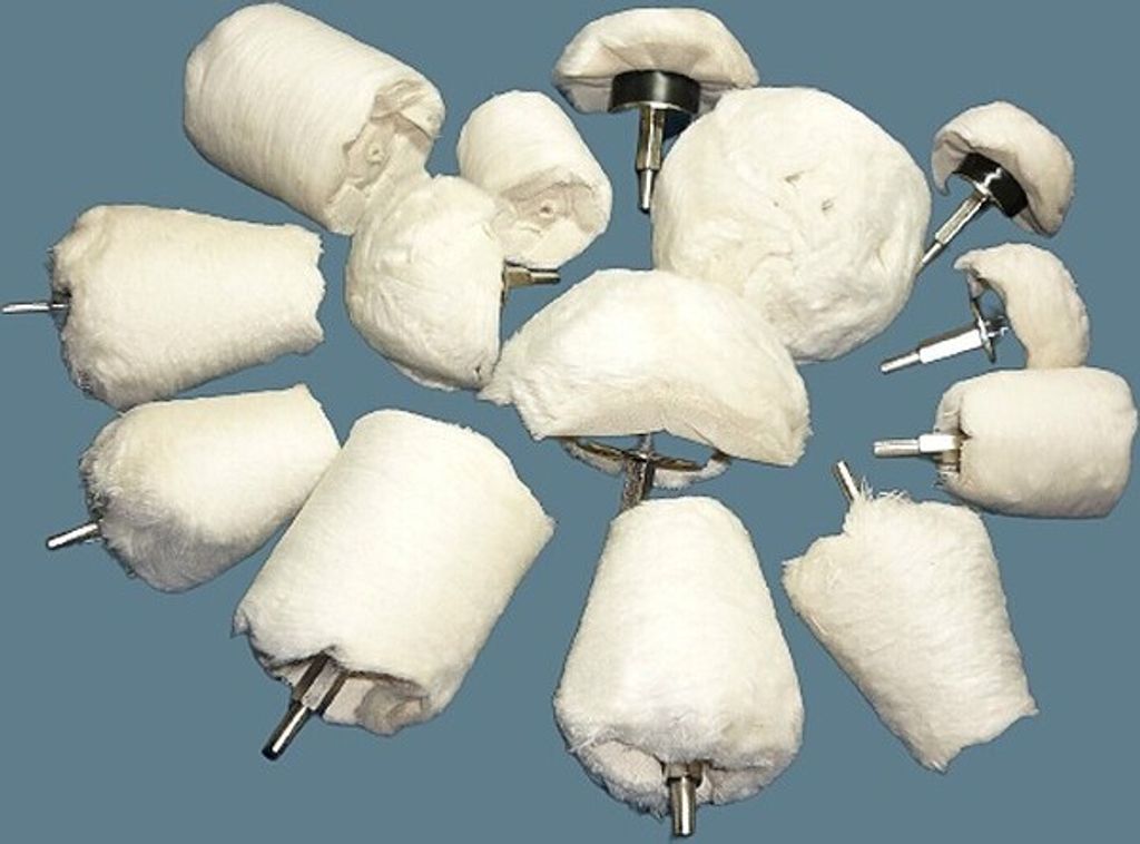 HBM 14-teiliges Polierkegel-Set mit 6 mm Halterung