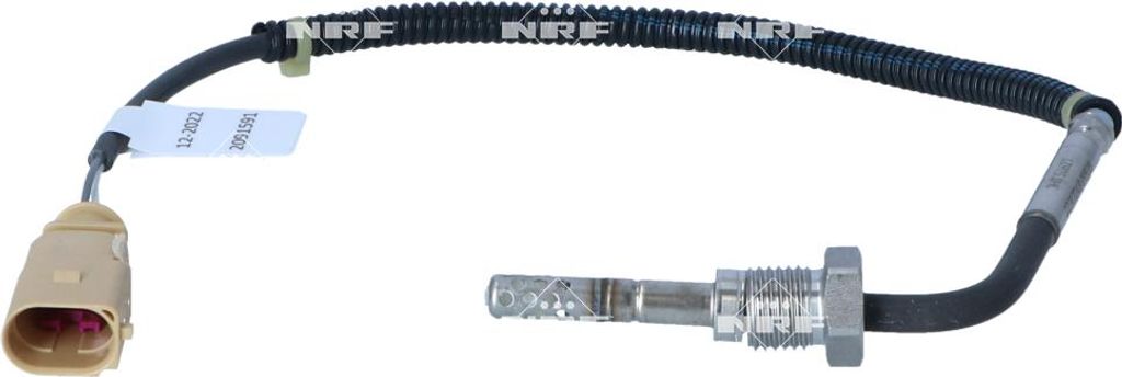 Sensor Abgastemperatur 2-polig 250 mm Kabel NRF für u.a. AUDI Q5