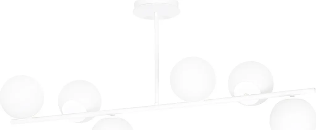 Plafonnier Éclairage Central Puissant pour Grande Chambre ou Séjour Blanc