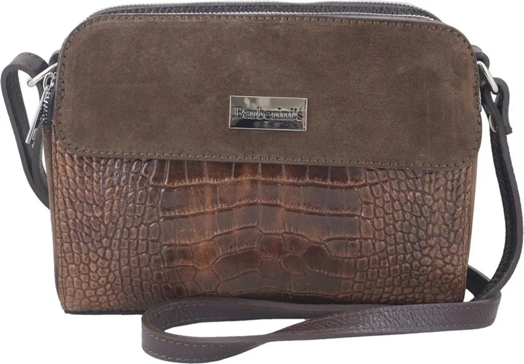 Sac à main en cuir Barberini's 885111 - Sac bandoulière femme noir