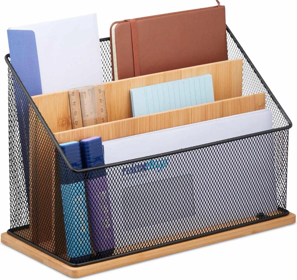 Trieur Porte-documents 3 compartiments rigide pour bureau et archives