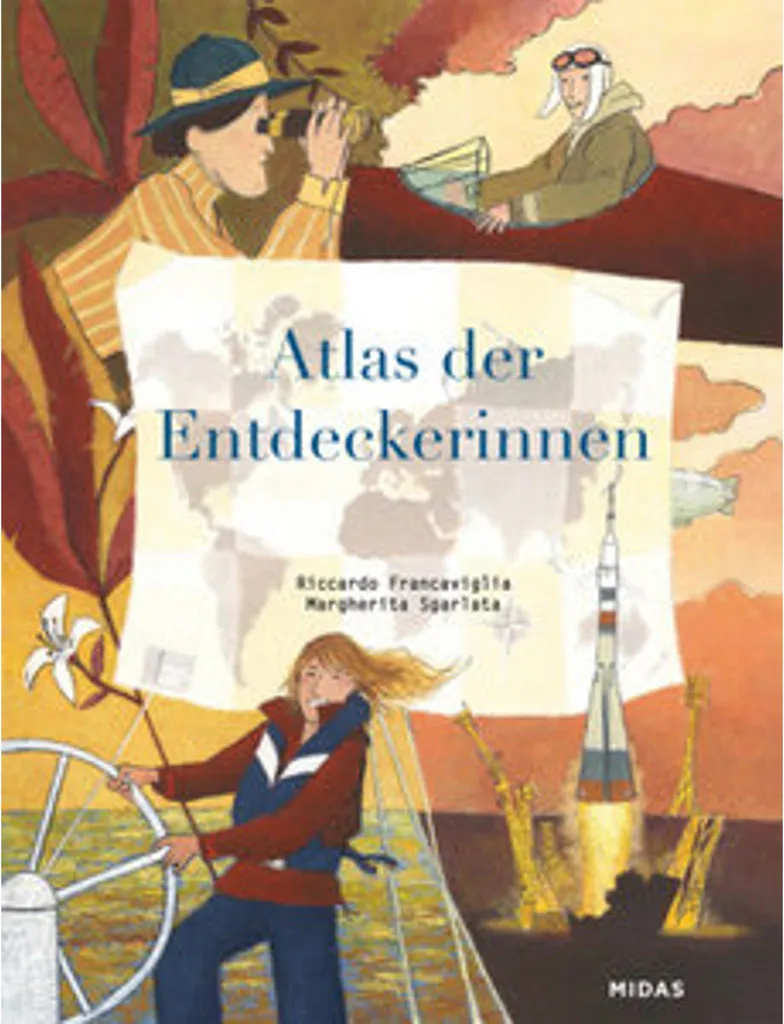 Grand atlas illustré des exploratrices : un livre éducatif et captivant
