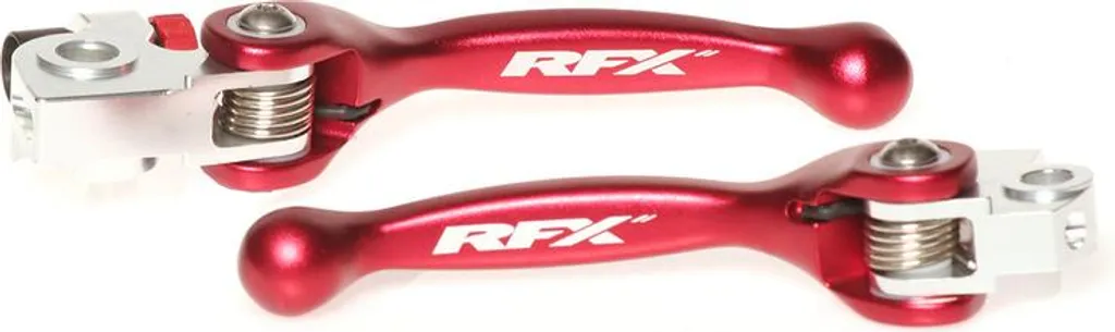 Leviers flexibles RFX Race rouges pour moto de trial AJP