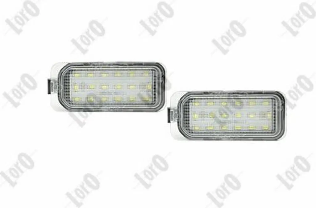 ABAKUS L17-210-0004LED Illuminazione targa OE 6M2A13550AC compatibile con C-Max, Ecosport, Fiesta, Focus, Galaxy, KA, Kuga, Mondeo, Ranger, S-Max, Tourneo, Transit