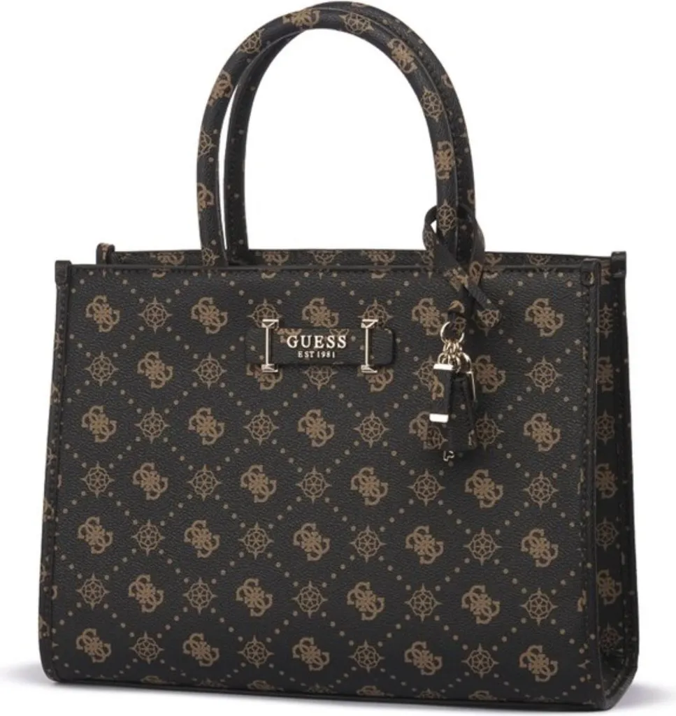Sac porté épaule Guess Espresso Logo - Parfait pour vos sorties citadines