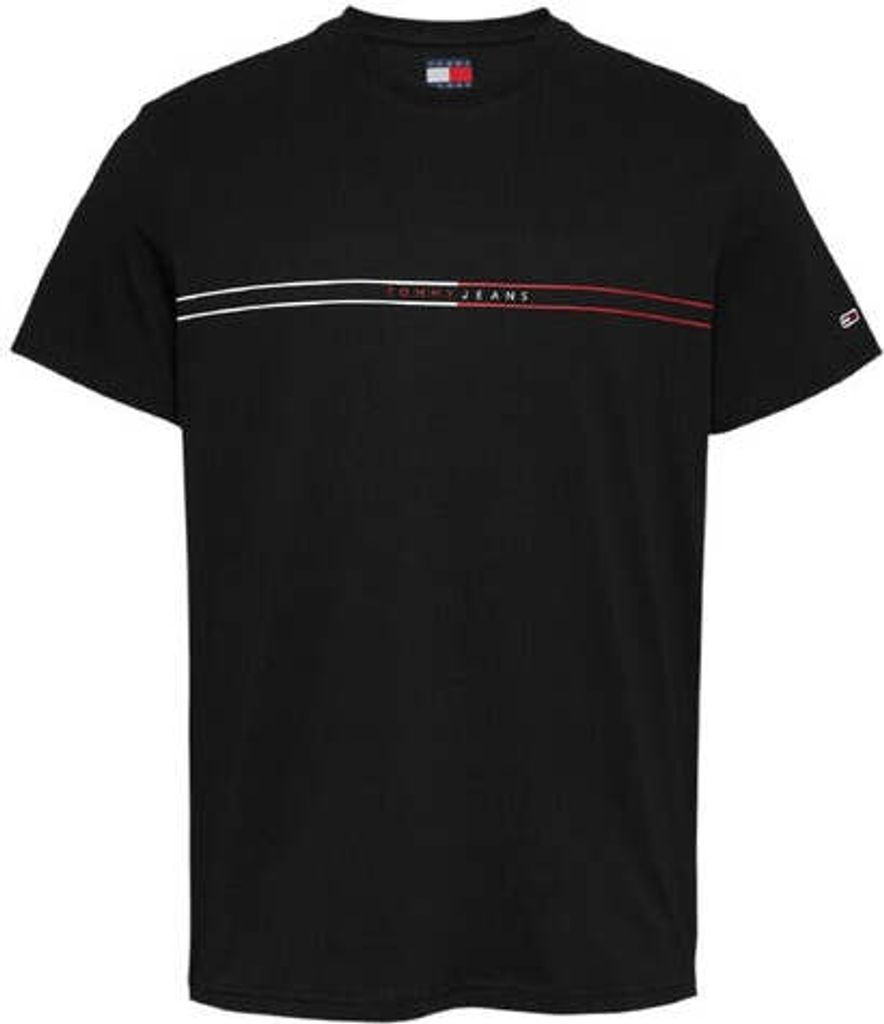 Tommy Hilfiger Jeans Black Entry Grafic T-Shirt – Xl