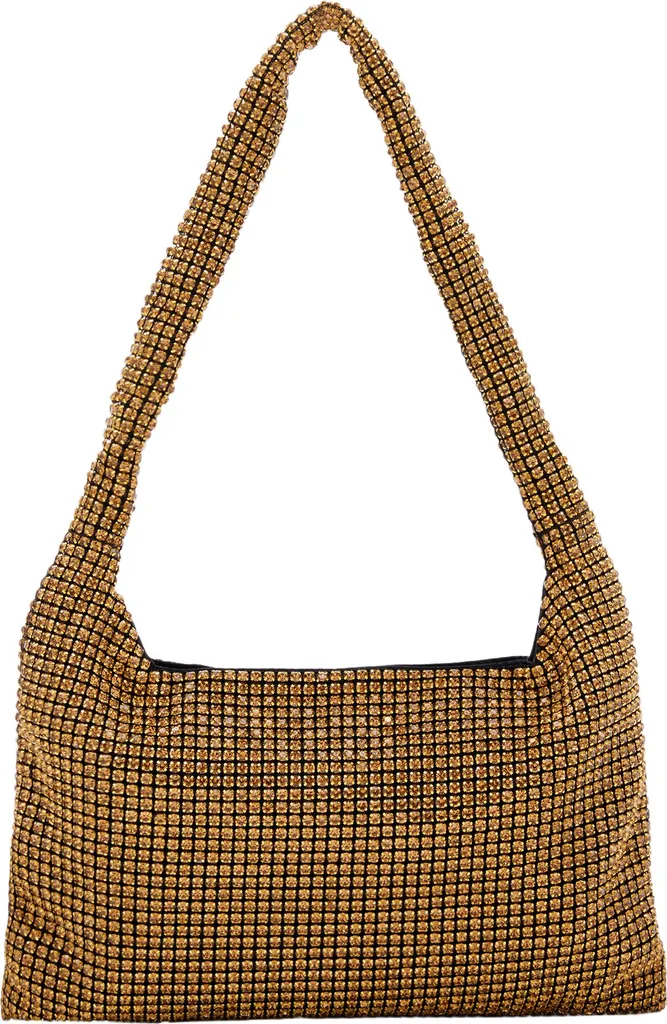 NAEMI Borsa Donna Oro - Pochette Elegante da Cerimonia e Party