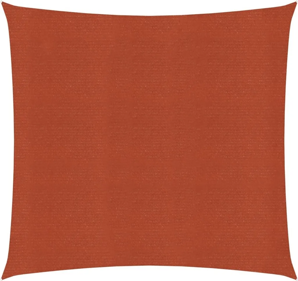 Vela Ombreggiante 5x5m Terracotta HDPE 160g/m² | Tenda Alta Resistenza