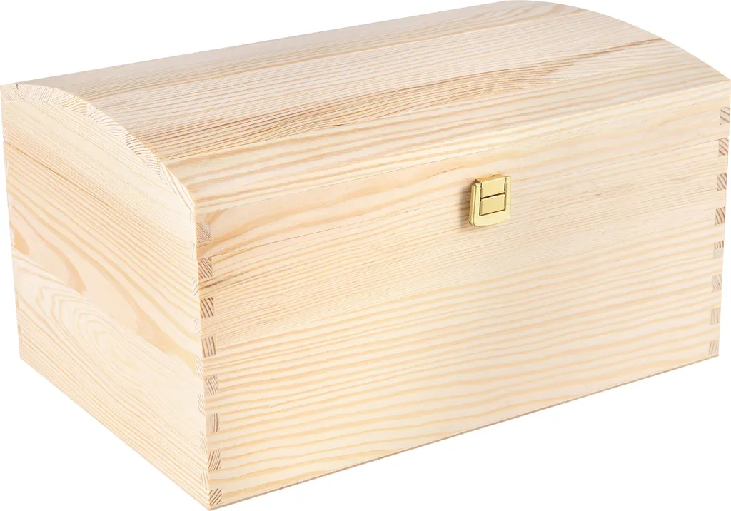 Grande Boite de Rangement en Bois avec Couvercle pour Maison et Bureau