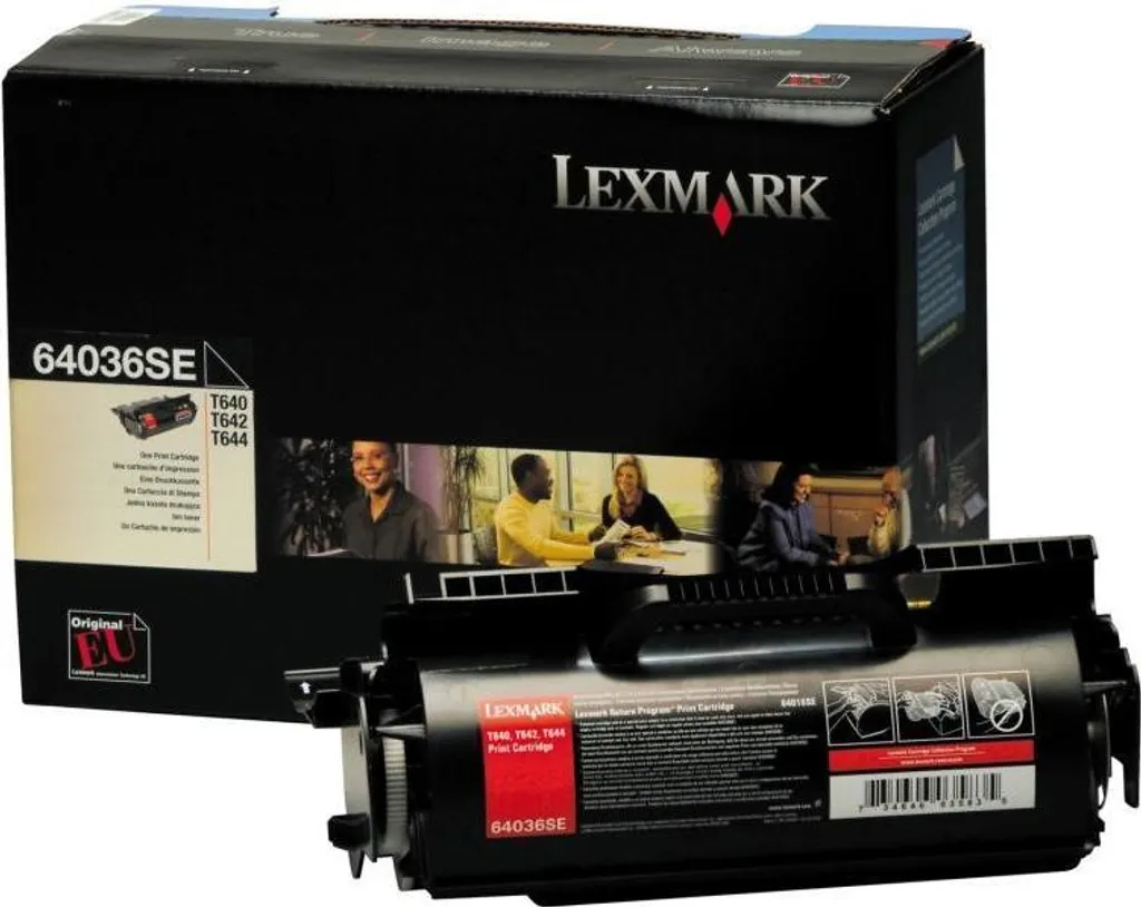 Lexmark T64x Toner Cartridge cartuccia toner Originale Nero
