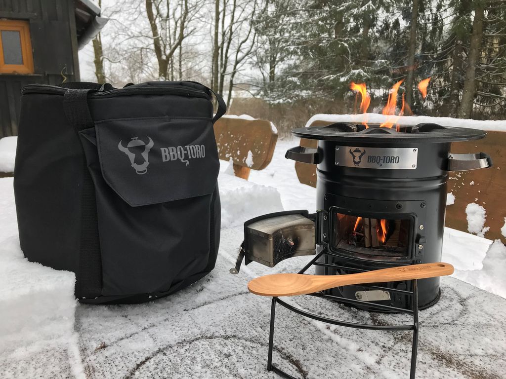 BBQ-Toro Raketenofen RAKETE #2, schwarz, Rocket Stove für Produktbild 3