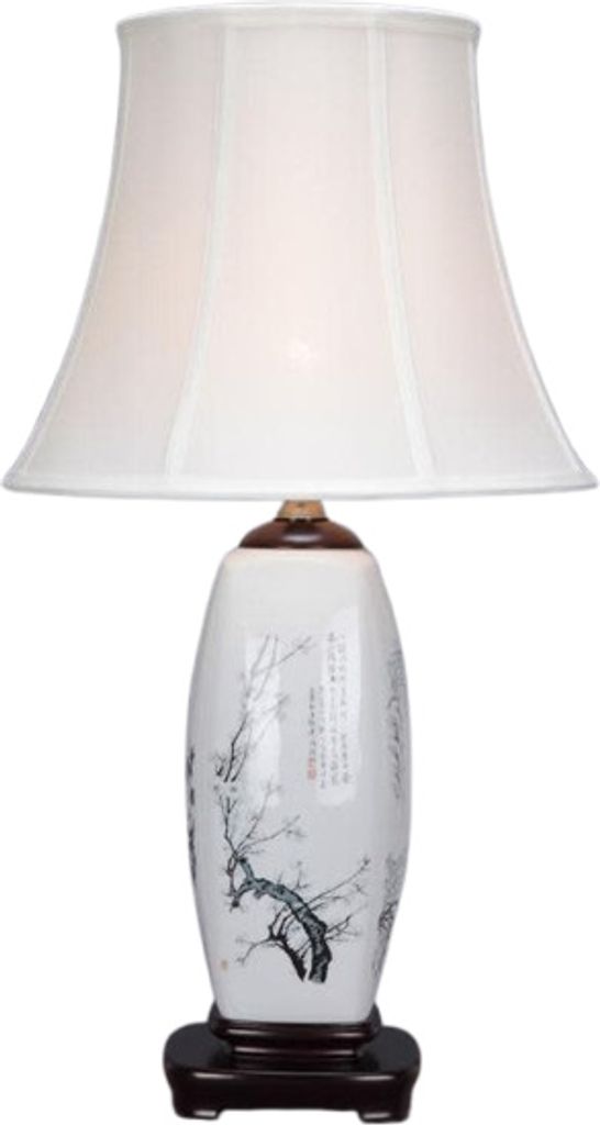 Fine Asianliving Chinesische Tischlampe Porzellan mit Produktbild 
