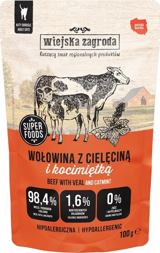 Wiejska Zagroda BeefCatnip 100g Immagine del prodotto 