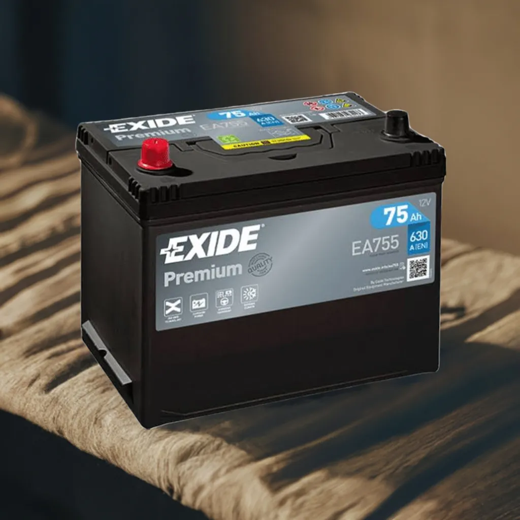 Batteria Exide Premium EA755 12V 75Ah 630A - Massima Efficienza Energetica