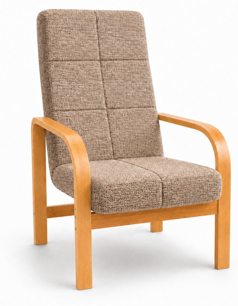 Fotel Nordic Comfort wypoczynkowy salon drewno olcha Zdjęcie produktu 