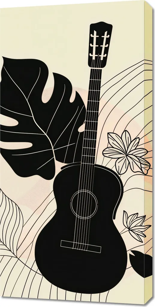 Quadro 50x100 cm Melodia della Natura | Tela Moderna Arredo Casa