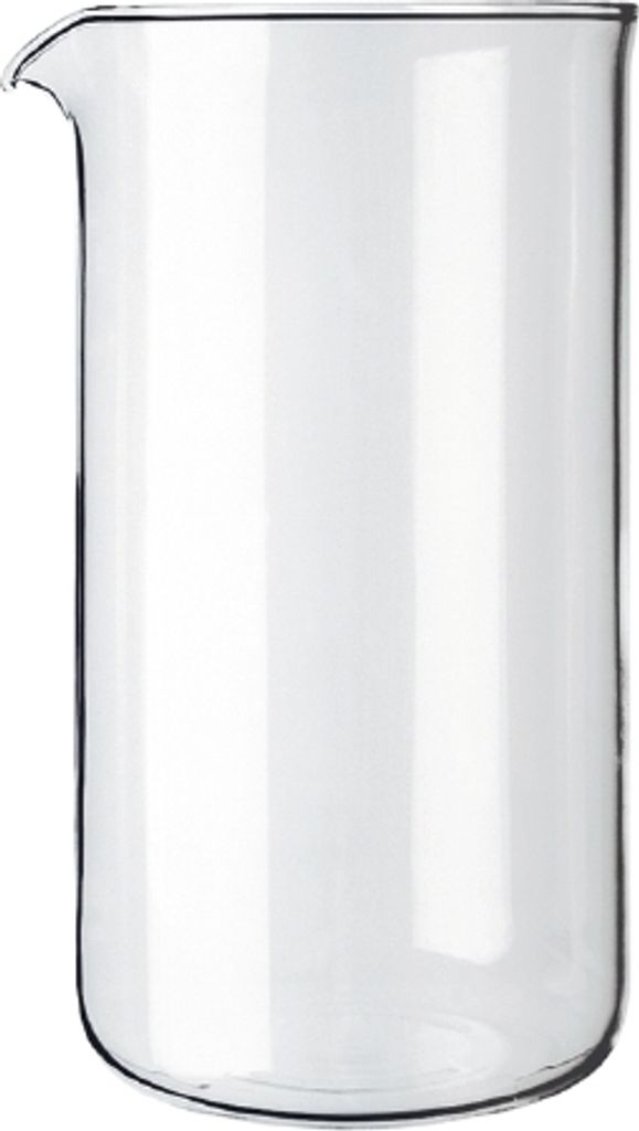 Bodum 1503-10 Ersatzglas mit Ausgießer für 3 Tassen 0,35 Liter Kaffeebereiter