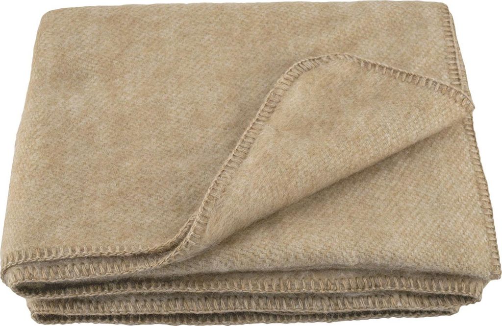 Warme decke aus wolle und mohair