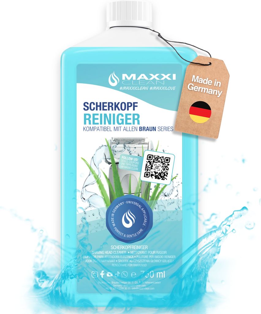 Scherkopfreiniger für BRAUN Aloe Vera 1x 750ml Produktbild 