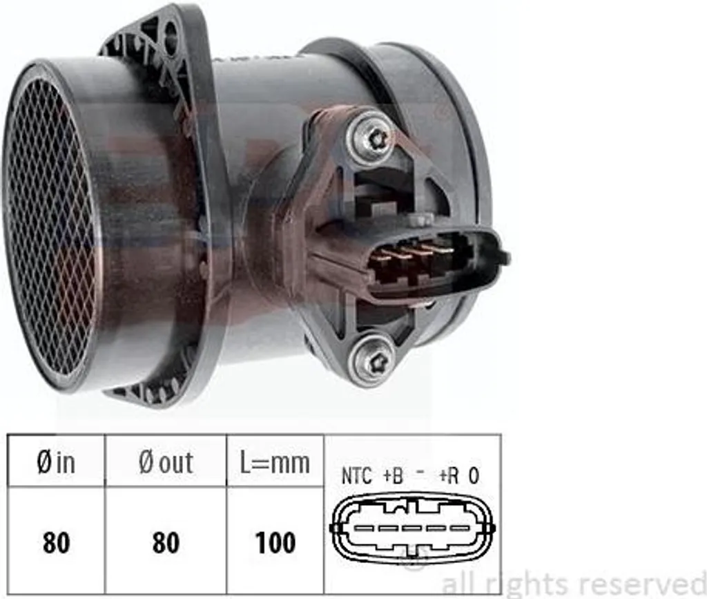 Réduire la consommation : Débitmètre d'air EPS pour Volvo OE 31342362 S60