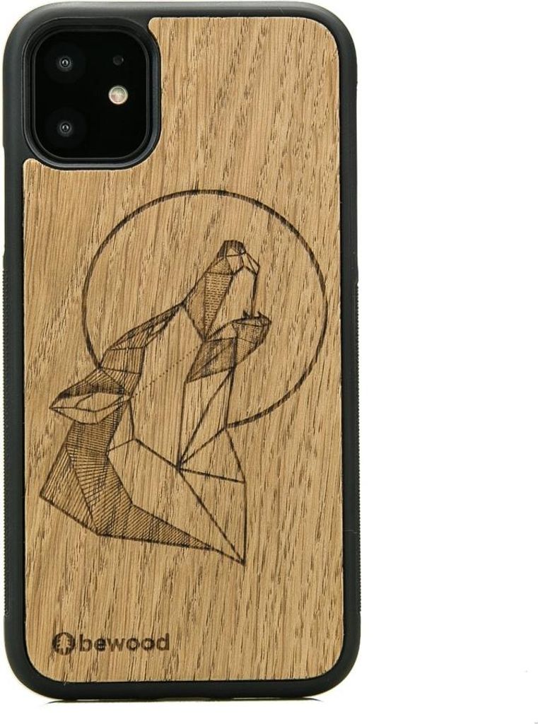 Holzhülle für iPhone 11 WOLF OAK
