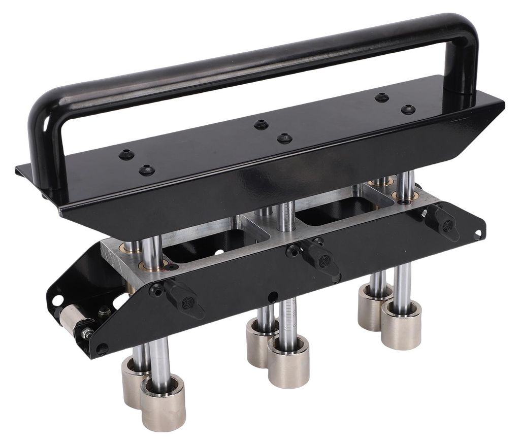 Biegewinkel für Blechbieger, 0–90°, zur Herstellung von Biegungen von 6–104 mm, für Blechstärken bis zu 1 mm, V-Rollen-Design, auslaufsiche...