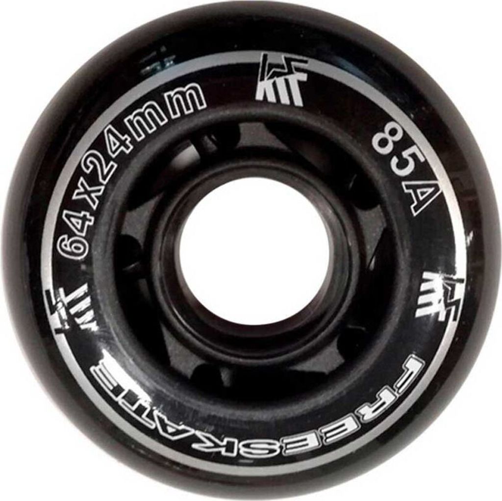 Krf Line First Schlittschuhrollen 4 Einheiten Schwarz 70 mm / 85A Schwarz 70 mm / 85A