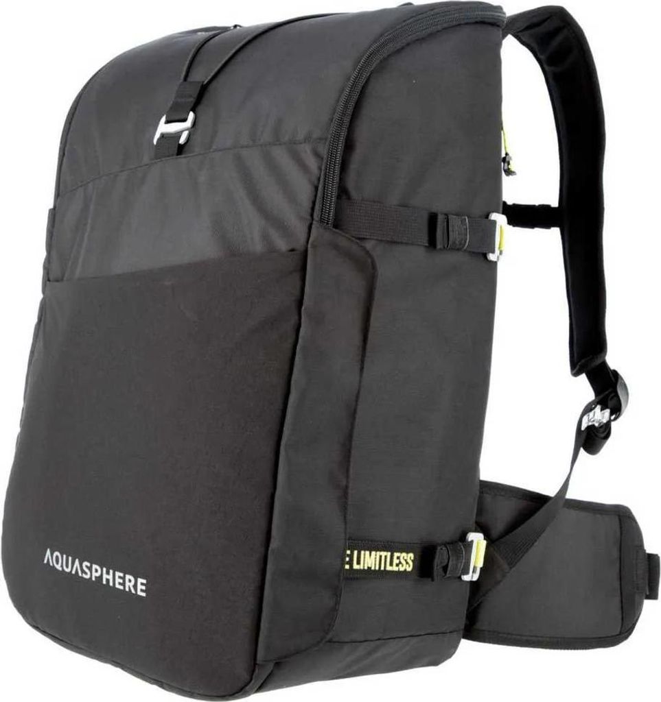 Aquasphere Transition 35l Rucksack Schwarz Schwarz One Size