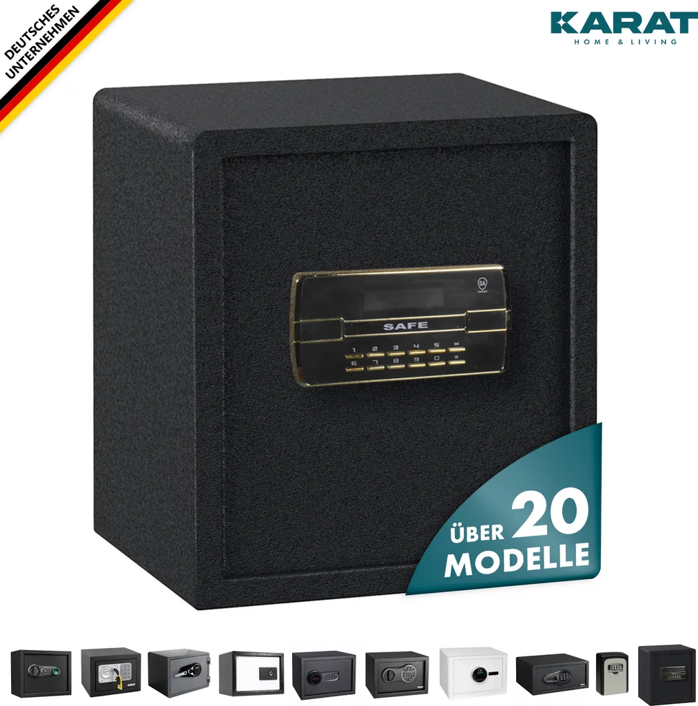 Coffre-fort pour Documents et Bijoux Super Pit 42cm - Sécurité Maison
