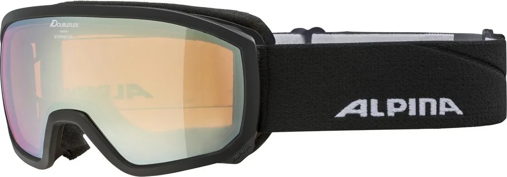 Lunettes de ski Alpina Scarabeo Q-Lite Enfant Noir - Technologie Contrast