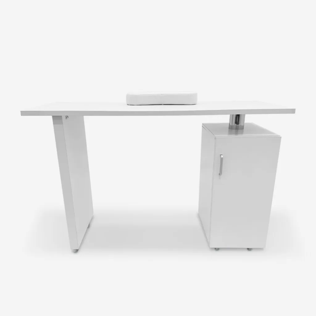 Table de manucure Avocado blanche : finissez-en avec le manque de place
