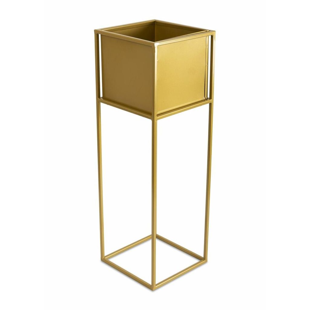 Loft Portapiante Moderno in Metallo portafiori 70 cm Dorato