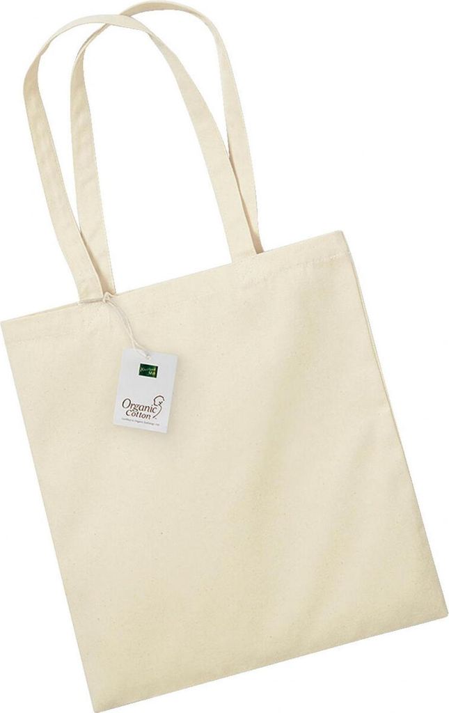Westford Mill W801 | EarthAware Organic Bag for Life 38 x 42 cm - Farbe: Natural - Größe: One Size