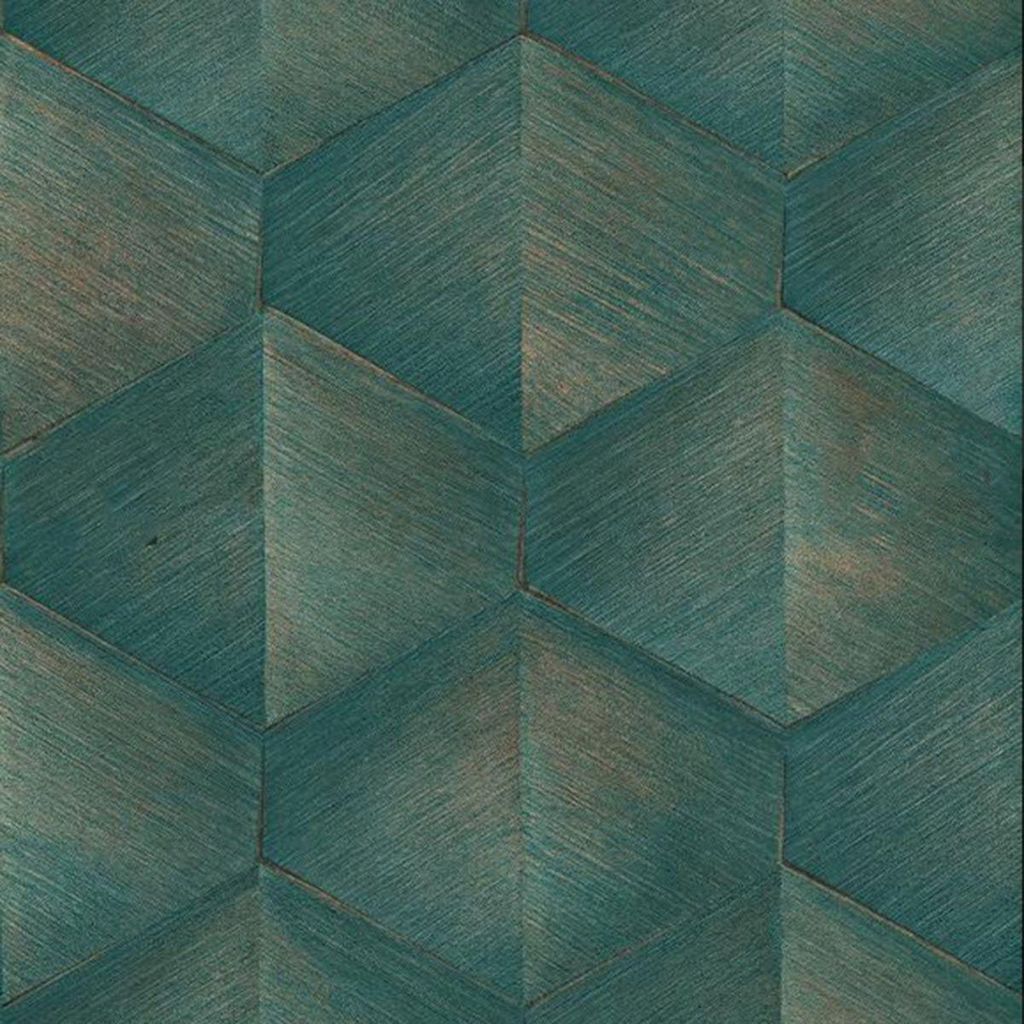 Tapet Fashion 4Walls 4 3D Prisma Zielony Zdjęcie produktu 