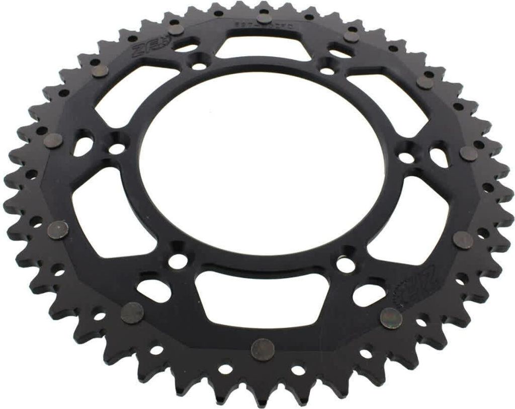 ZF 50-Zähne Schwarzes Doppelkettensrad 520 Pitch ZFD-897-50-BLK