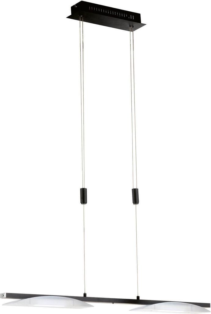 Fischer & Honsel Kop LED Pendelleuchte 2-fach 17,2W Tunable white steuerbar dimmbar Acrylglas sandschwarz 61020