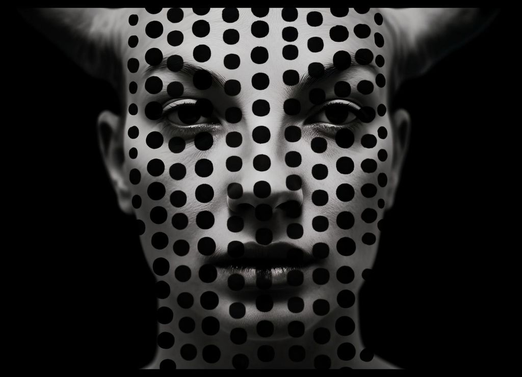 Plakat 70x50cm Durchbohrender Blick