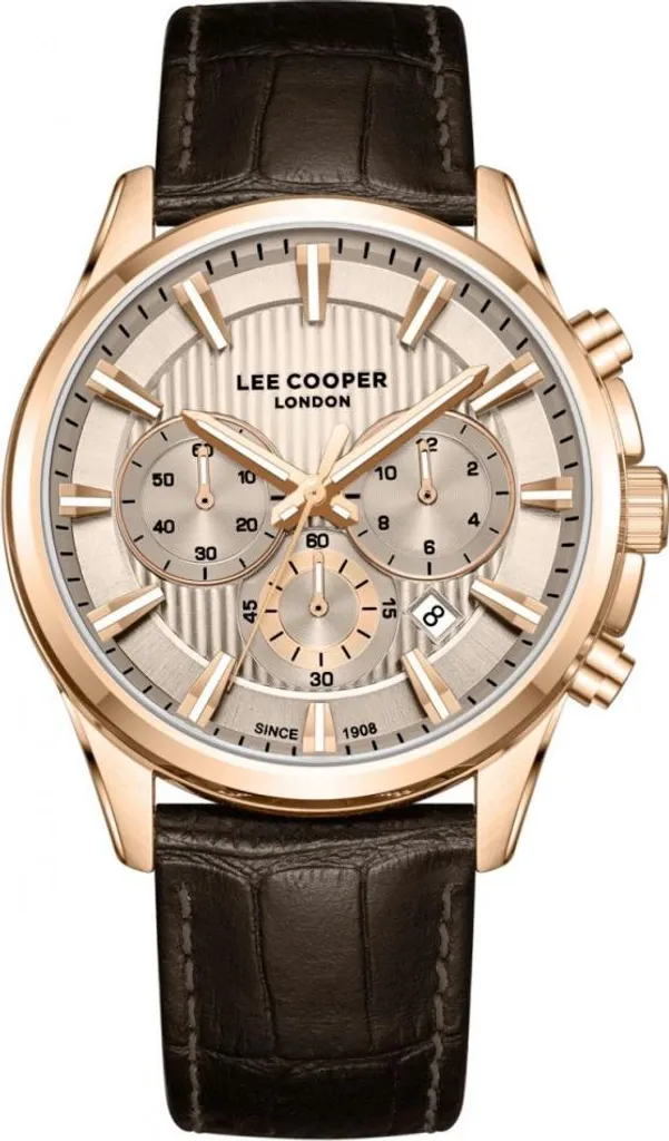 Montre Homme Business et Loisirs Lee Cooper LC08239.472 Bracelet Marron