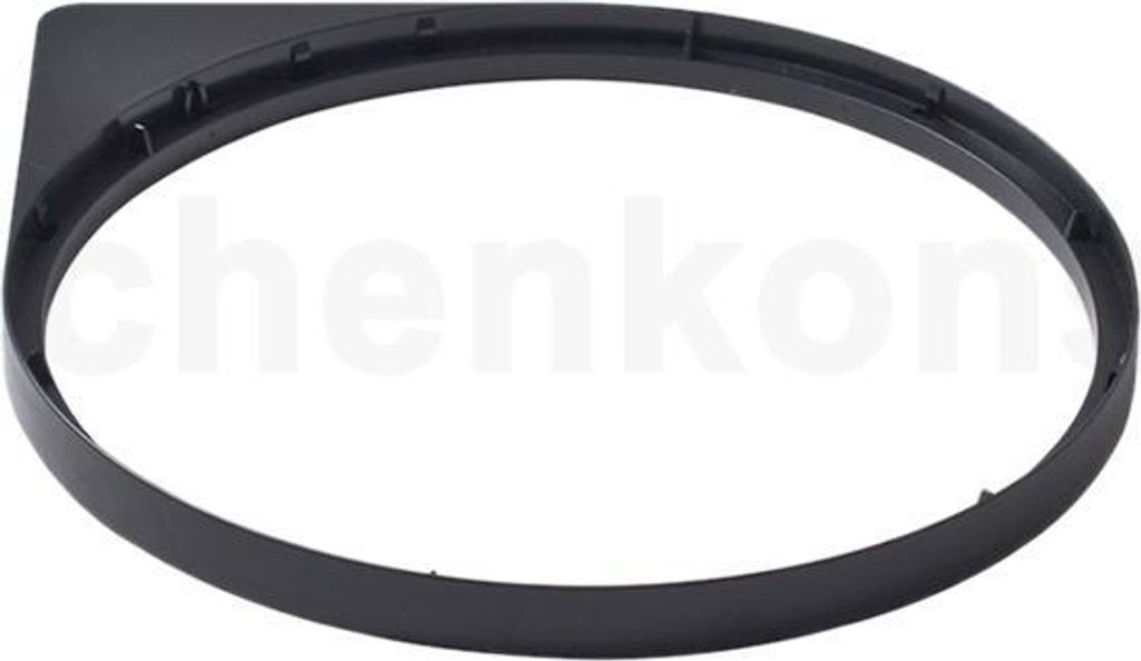 Hailo Mantelring unten 1090299 schwarz für Compact-Box und Mono
