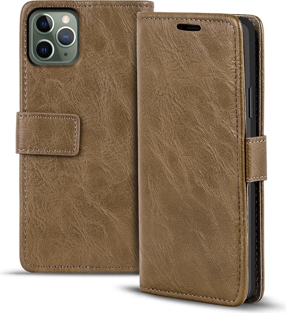 Retro Tasche für Apple iPhone 11 Pro Hülle Wallet Case Handyhülle Vintage Slim Cover